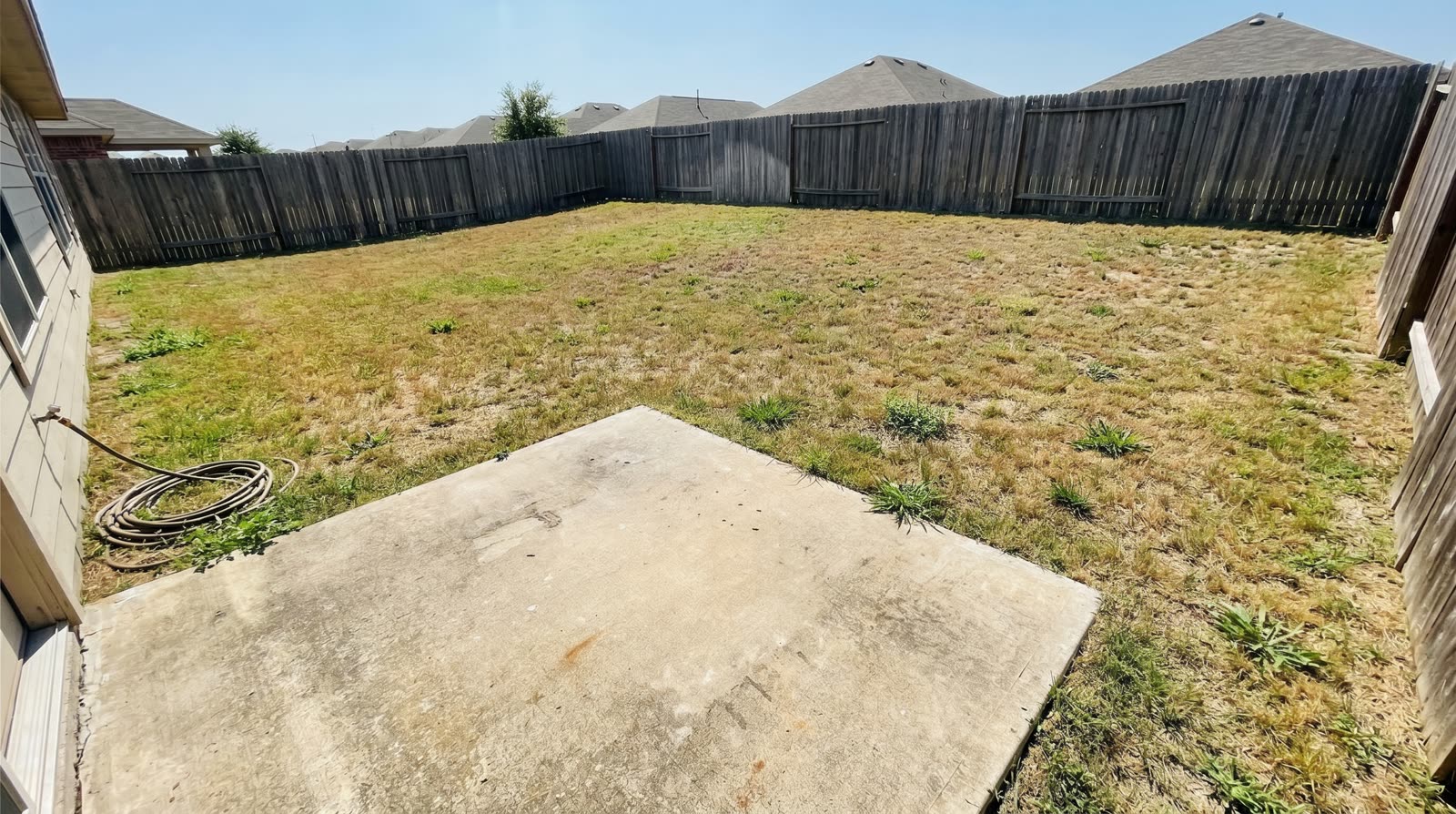 Pool before